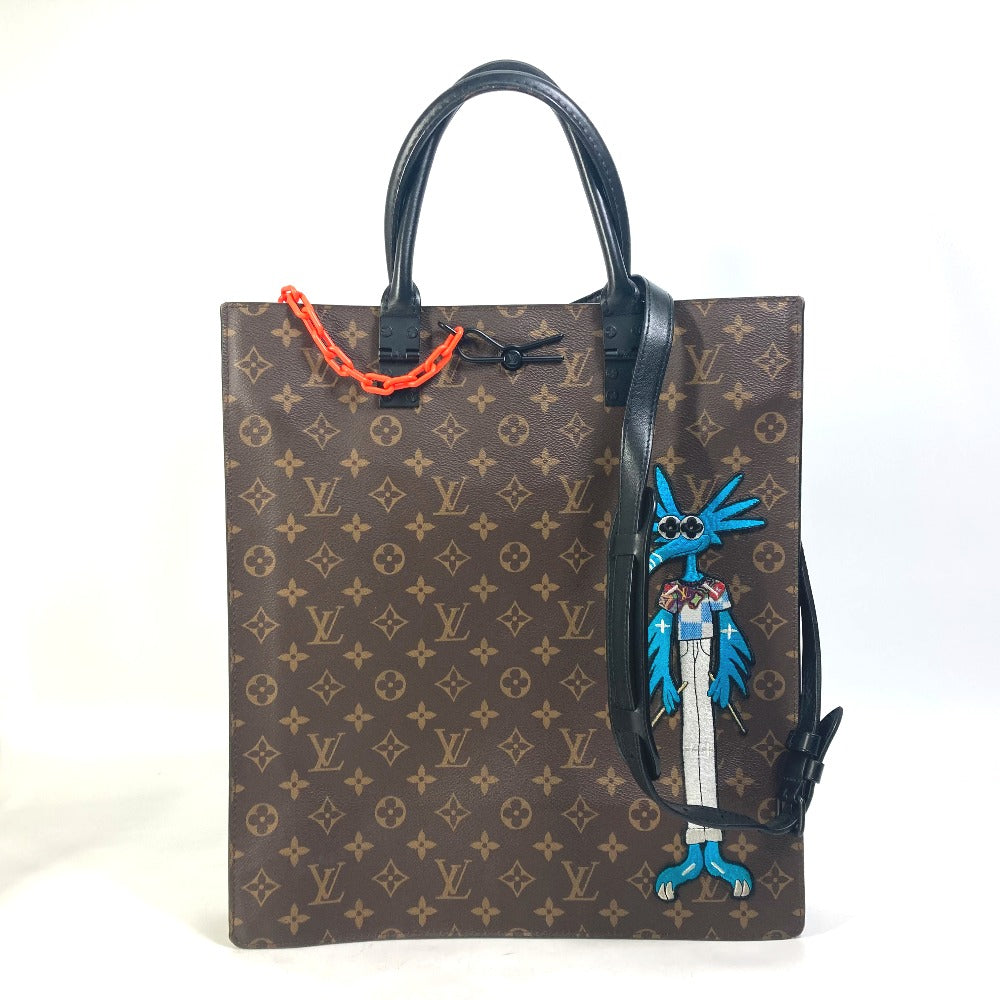 LOUIS VUITTON Tote Bag M45667 Monogram canvas Brown Monogram LV Friends Sac Plat Women Used Authentic