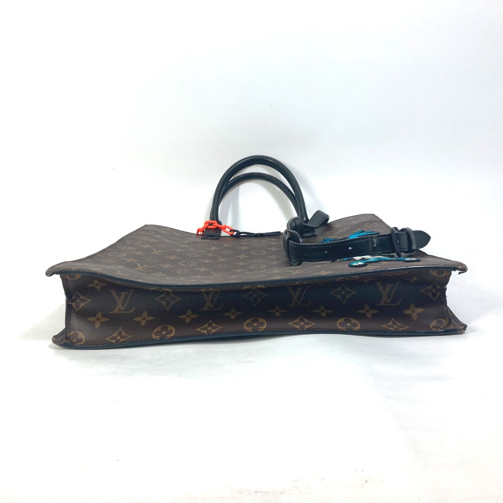 LOUIS VUITTON Tote Bag M45667 Monogram canvas Brown Monogram LV Friends Sac Plat Women Used Authentic