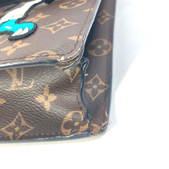 LOUIS VUITTON Tote Bag M45667 Monogram canvas Brown Monogram LV Friends Sac Plat Women Used Authentic