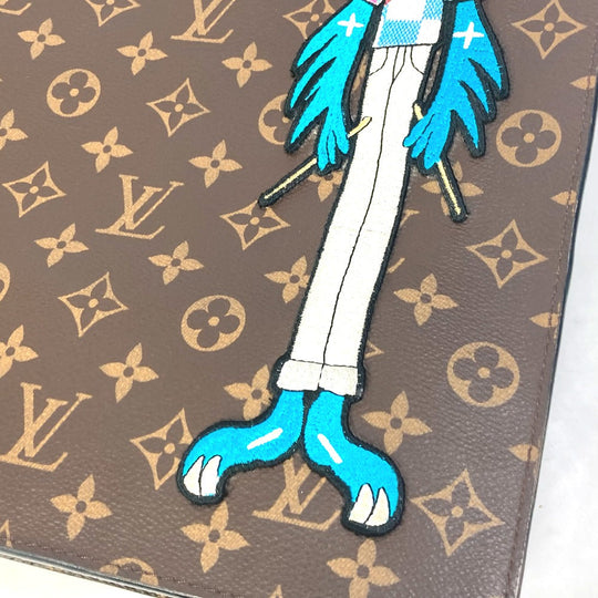 LOUIS VUITTON Tote Bag M45667 Monogram canvas Brown Monogram LV Friends Sac Plat Women Used Authentic