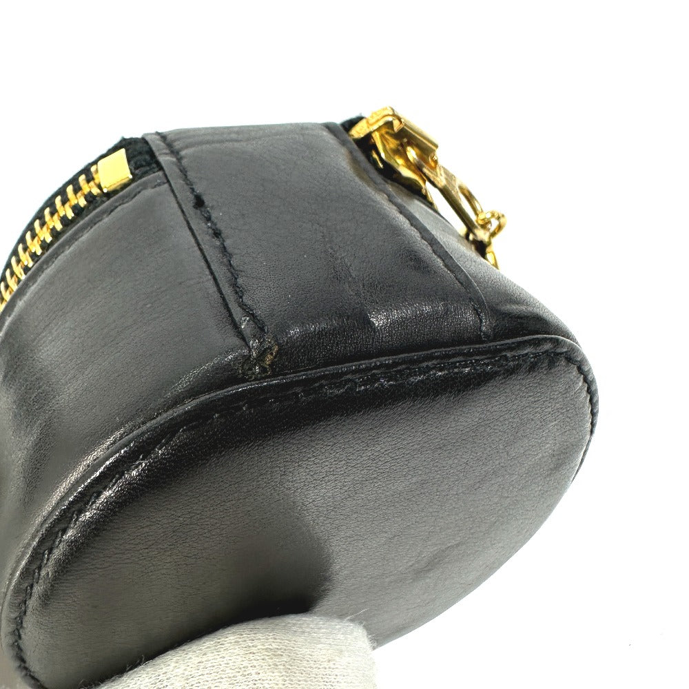 CHANEL Accessory case A02786 lambskin black accessory case COCO Mark CC Women Used Authentic