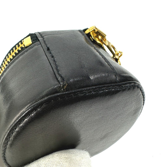CHANEL Accessory case A02786 lambskin black accessory case COCO Mark CC Women Used Authentic