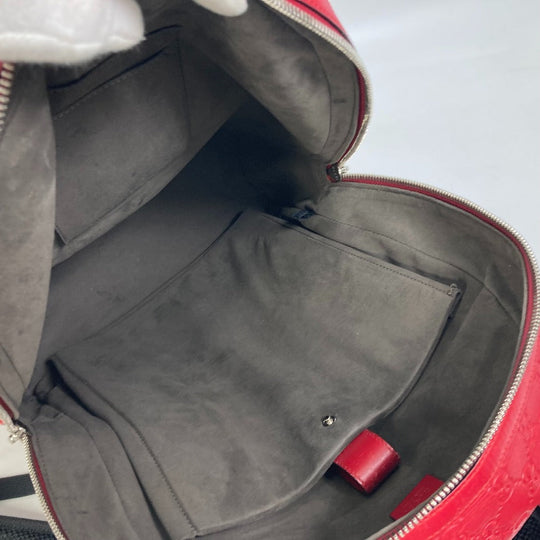 GUCCI Backpack 406370 Sima leather Red Guccisima GG Women(Unisex) Used Authentic