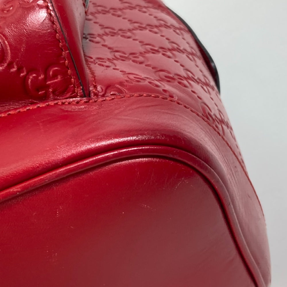 GUCCI Backpack 406370 Sima leather Red Guccisima GG Women(Unisex) Used Authentic