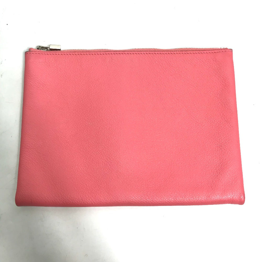 HERMES Pouch Evercolor pink Atto GM Women Used Authentic