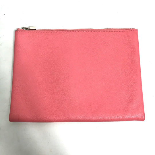 HERMES Pouch Evercolor pink Atto GM Women Used Authentic