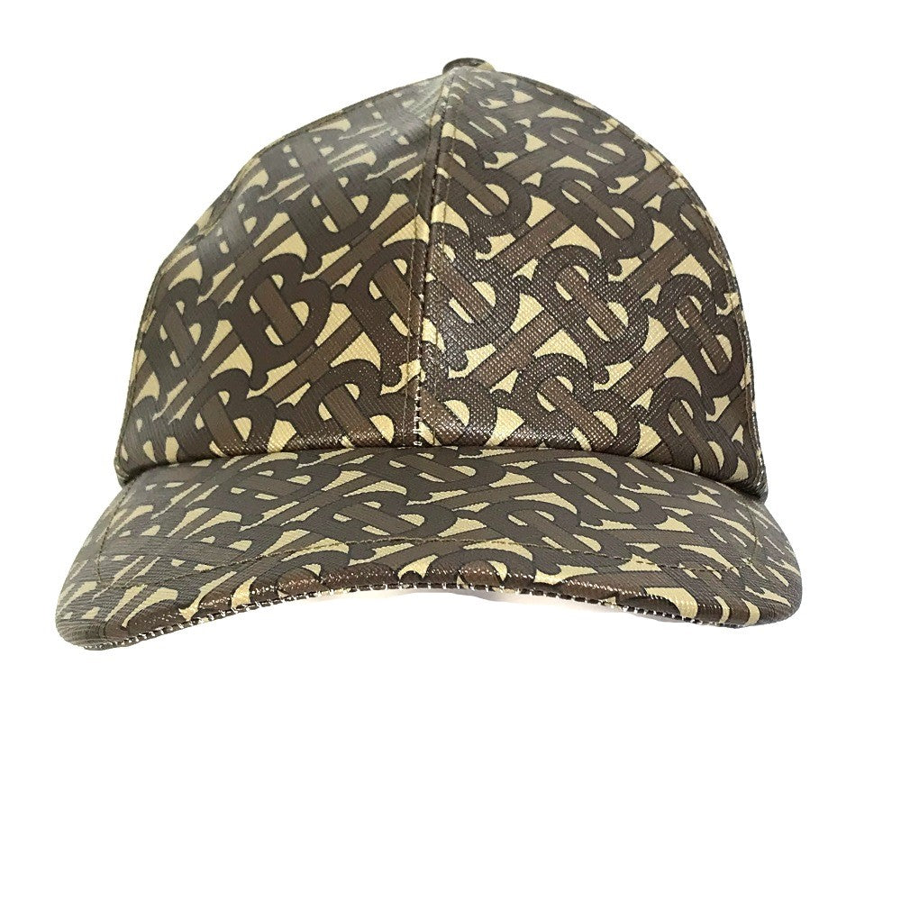 BURBERRY cap 8018971 PVC Brown TB Baseball cap M