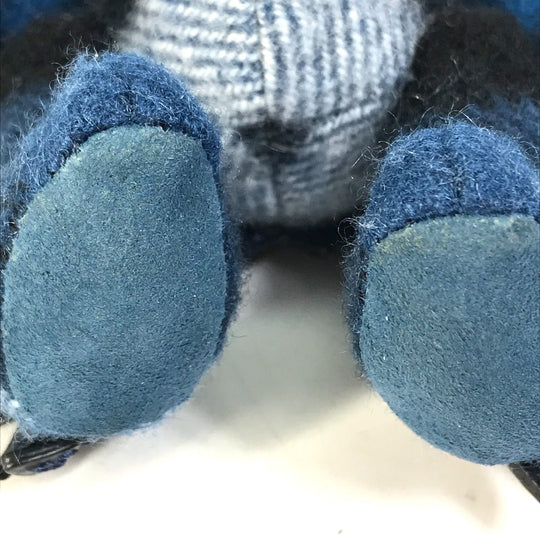 BURBERRY key ring Cotton, Leather Navy thomas bear teddy bear bear Women Used Authentic