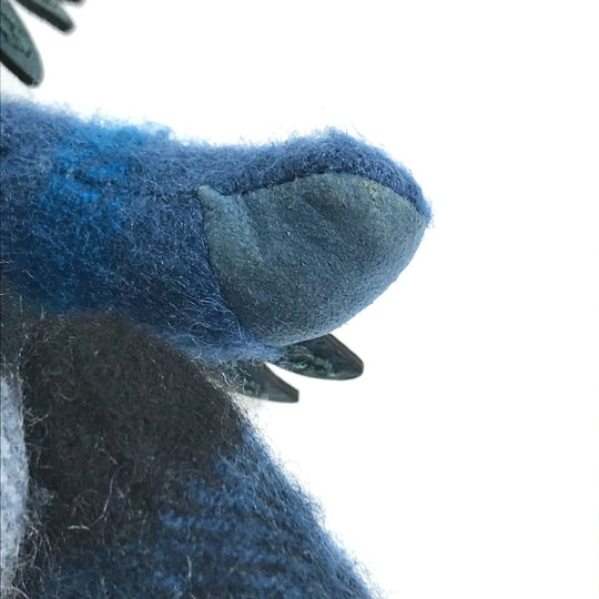 BURBERRY key ring Cotton, Leather Navy thomas bear teddy bear bear Women Used Authentic