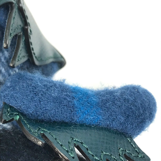 BURBERRY key ring Cotton, Leather Navy thomas bear teddy bear bear Women Used Authentic