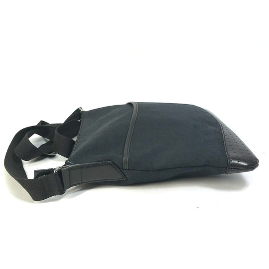 GUCCI Shoulder Bag 145857 GG canvas black GG Women Secondhand Authentic