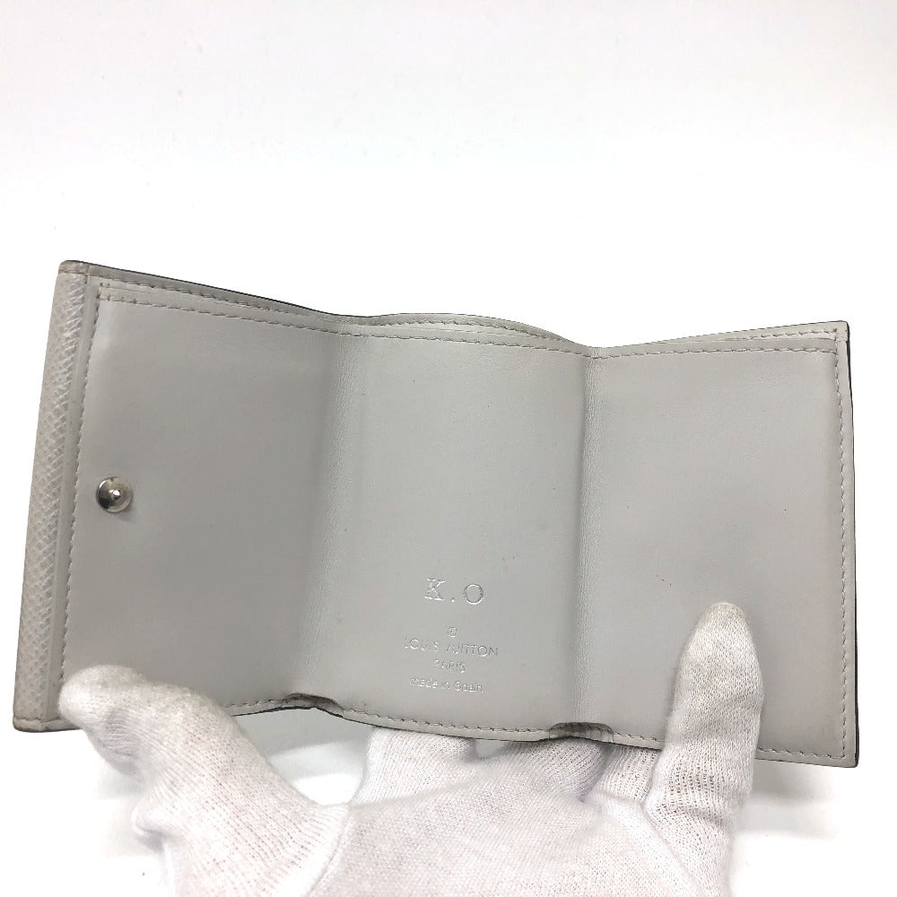 LOUIS VUITTON Trifold wallet M67621 Monogram canvas white Tiger Lama Monogram This Cabas Lee-Compact Wallet mens Used Authentic