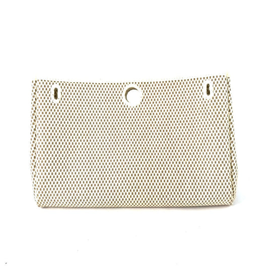 HERMES Pouch canvas beige For Herbag Replacement bag only