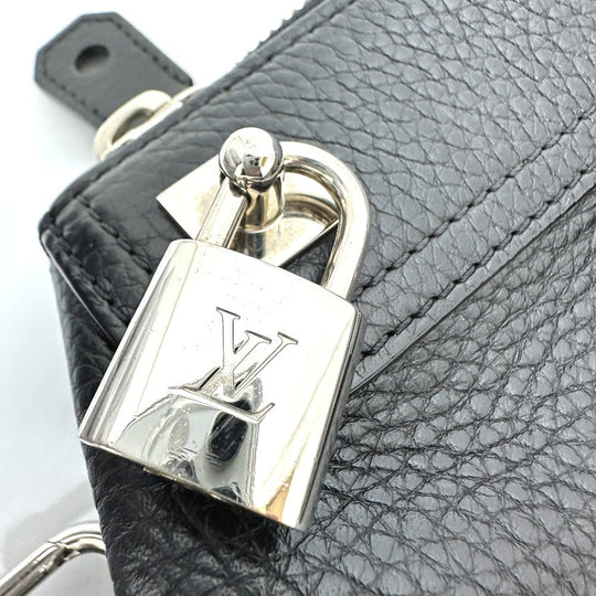 LOUIS VUITTON Tote Bag M94476 Taurillon Clemence Leather black Greenwich mens Used Authentic