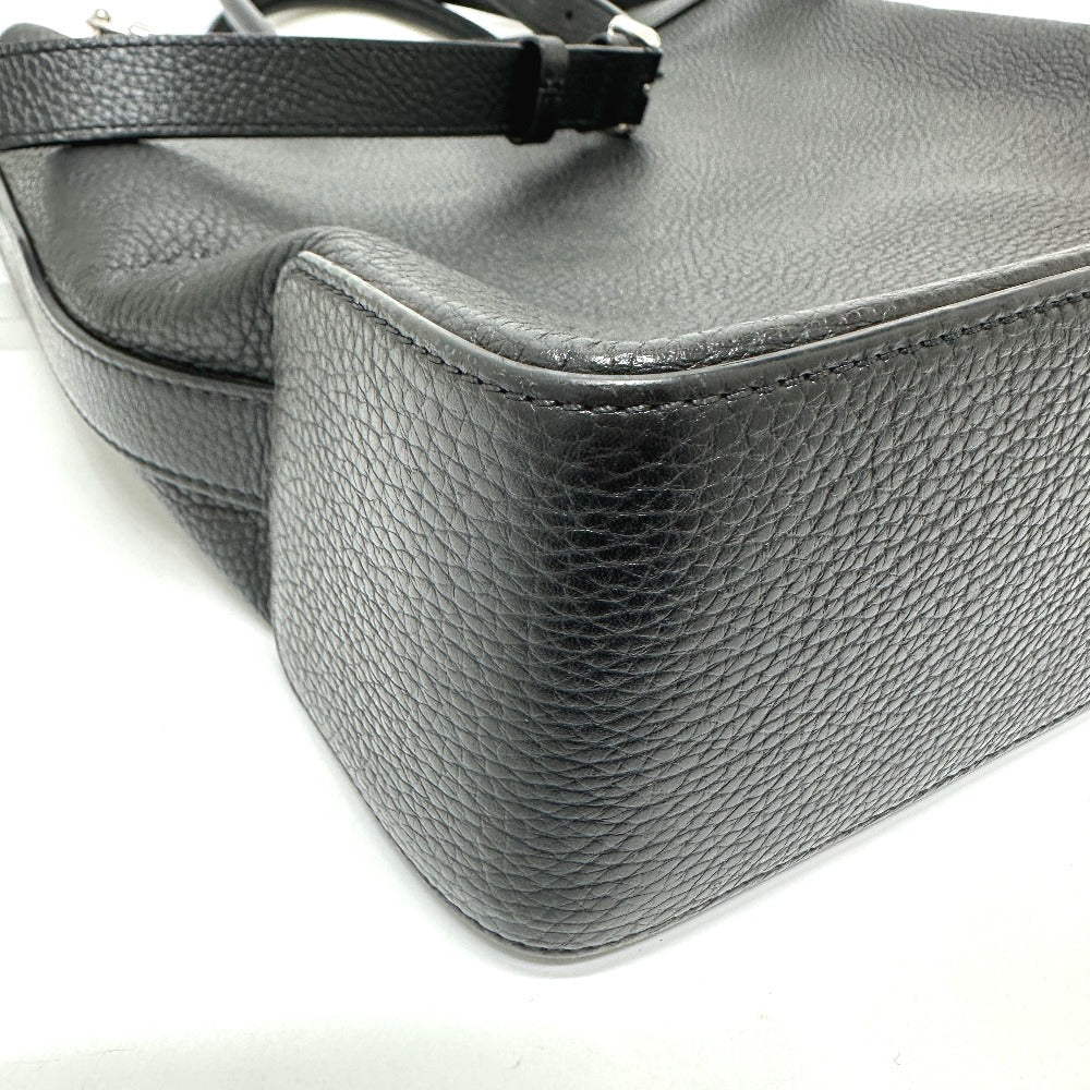 LOUIS VUITTON Tote Bag M94476 Taurillon Clemence Leather black Greenwich mens Used Authentic