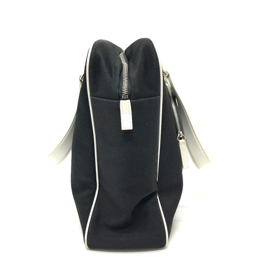 CHANEL Shoulder Bag canvas black Airline CC COCO Mark Women Used Authentic