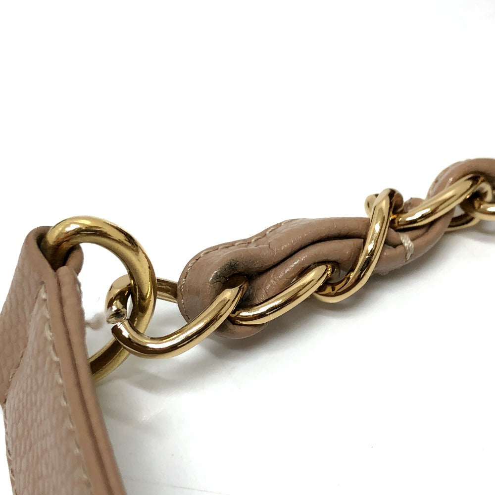 CHANEL Shoulder Bag Caviar skin beige Tote Bag Decacoco CC COCO Mark Matelasse Women Used Authentic