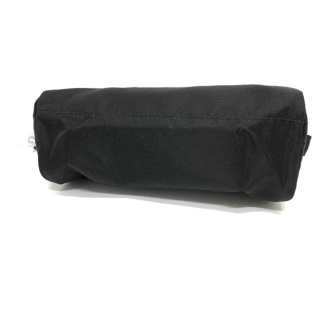 PRADA Pouch 1NA350 Nylon black Triangle logo Women Secondhand Authentic