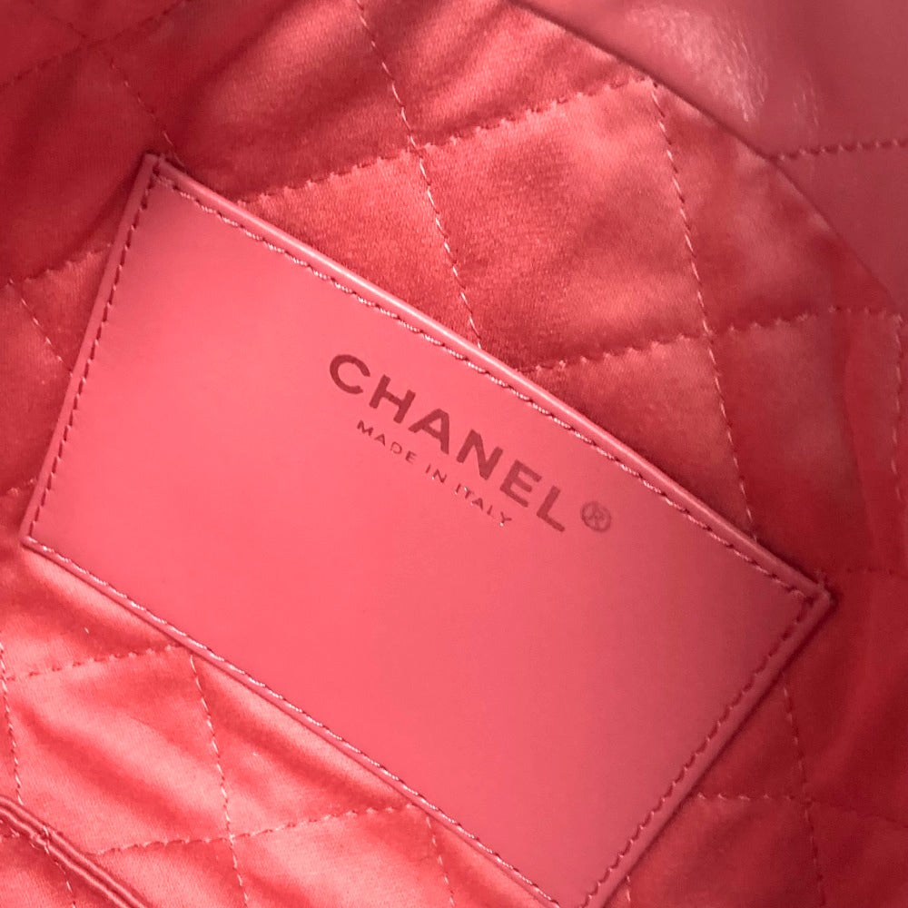 CHANEL Shoulder Bag AS3980 Calfskin pink Chain chanel 22 Women Used Authentic