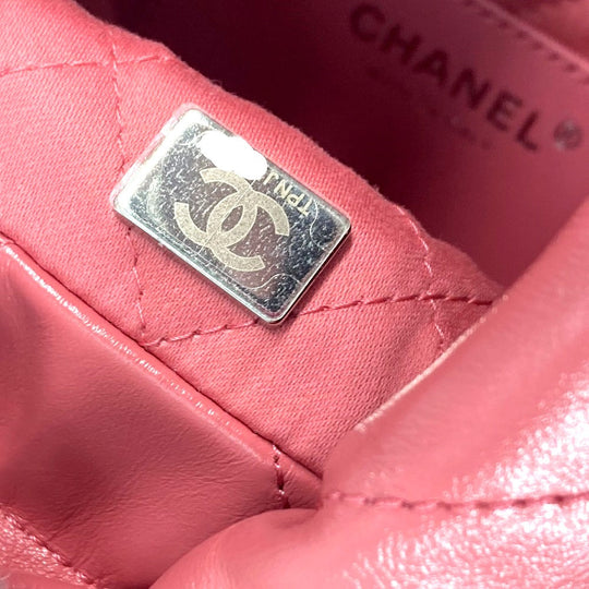 CHANEL Shoulder Bag AS3980 Calfskin pink Chain chanel 22 Women Used Authentic