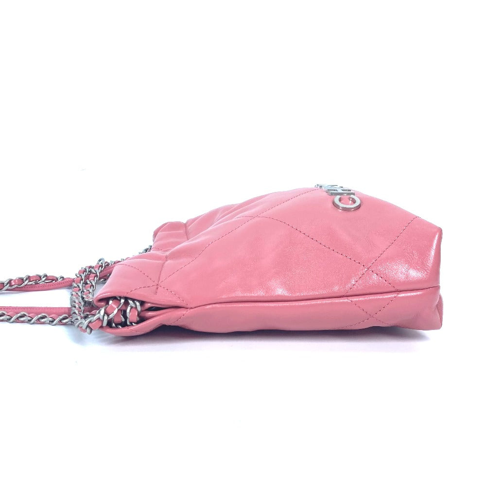 CHANEL Shoulder Bag AS3980 Calfskin pink Chain chanel 22 Women Used Authentic