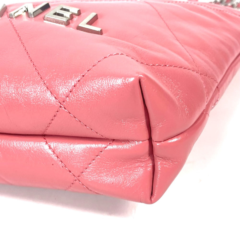 CHANEL Shoulder Bag AS3980 Calfskin pink Chain chanel 22 Women Used Authentic