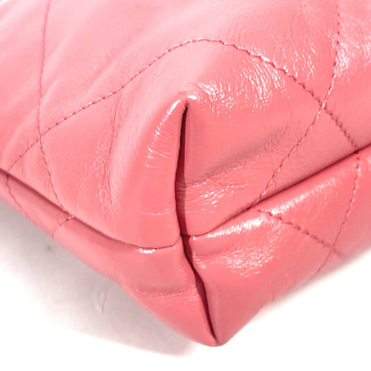 CHANEL Shoulder Bag AS3980 Calfskin pink Chain chanel 22 Women Used Authentic