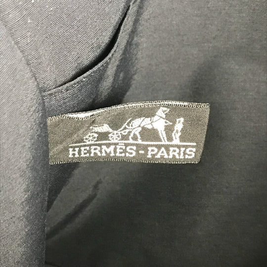 HERMES Pouch canvas gray Her Line Pouch MM unisex(Unisex) Used Authentic