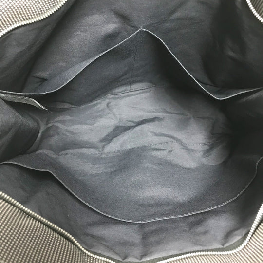 HERMES Pouch canvas gray Her Line Pouch MM unisex(Unisex) Used Authentic