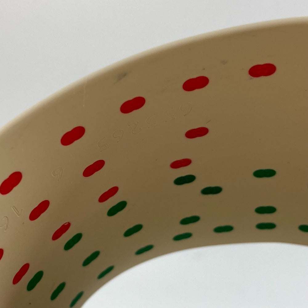 GUCCI Sandals 655265 rubber beige Sherry line GG mens 6 Used Authentic