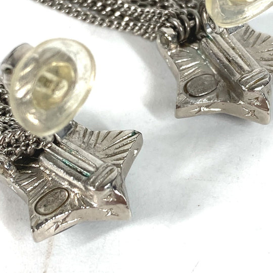 CHANEL Pierce metal Silver A17B COCO Mark Star 10 Chain mens Used Authentic
