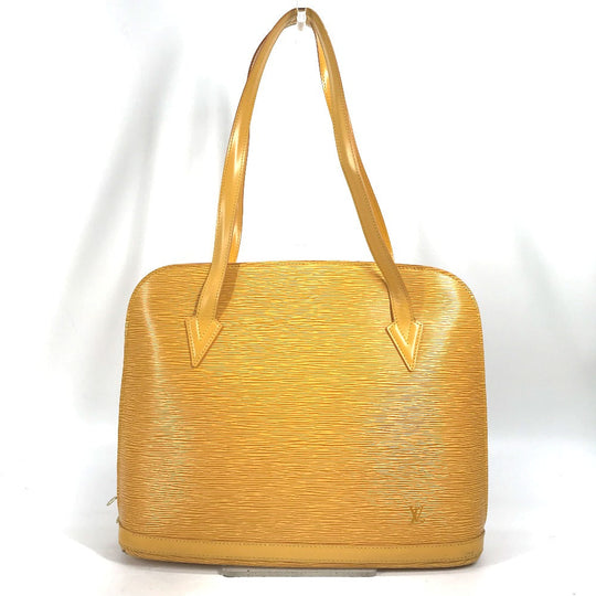 LOUIS VUITTON Shoulder Bag M52289 Epi Leather yellow Epi Ryu Sac Women Used Authentic