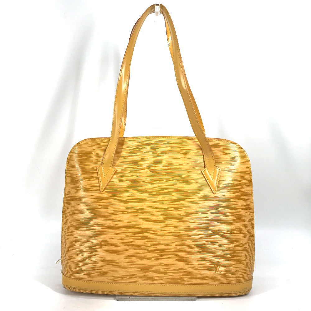 LOUIS VUITTON Shoulder Bag M52289 Epi Leather yellow Epi Ryu Sac Women Used Authentic