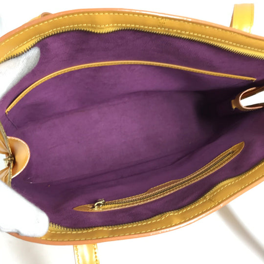 LOUIS VUITTON Shoulder Bag M52289 Epi Leather yellow Epi Ryu Sac Women Used Authentic