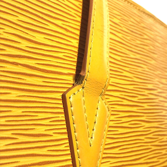 LOUIS VUITTON Shoulder Bag M52289 Epi Leather yellow Epi Ryu Sac Women Used Authentic
