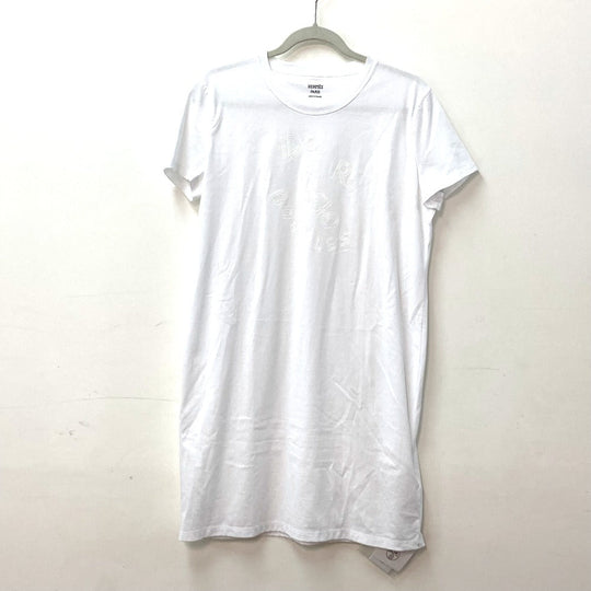 HERMES one piece cotton white apparel De Re Boucle Women 42 Used Authentic
