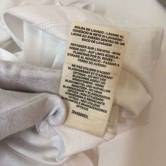 HERMES one piece cotton white apparel De Re Boucle Women 42 Used Authentic