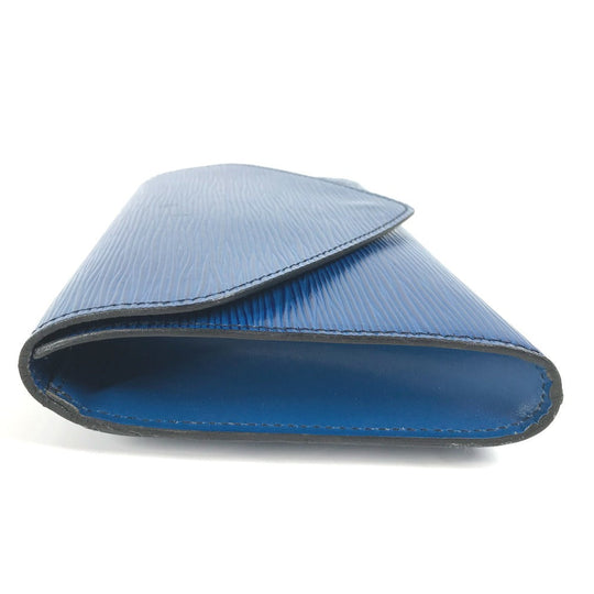 LOUIS VUITTON Clutch bag M52635 Epi Leather blue Epi Art deco Women Used Authentic
