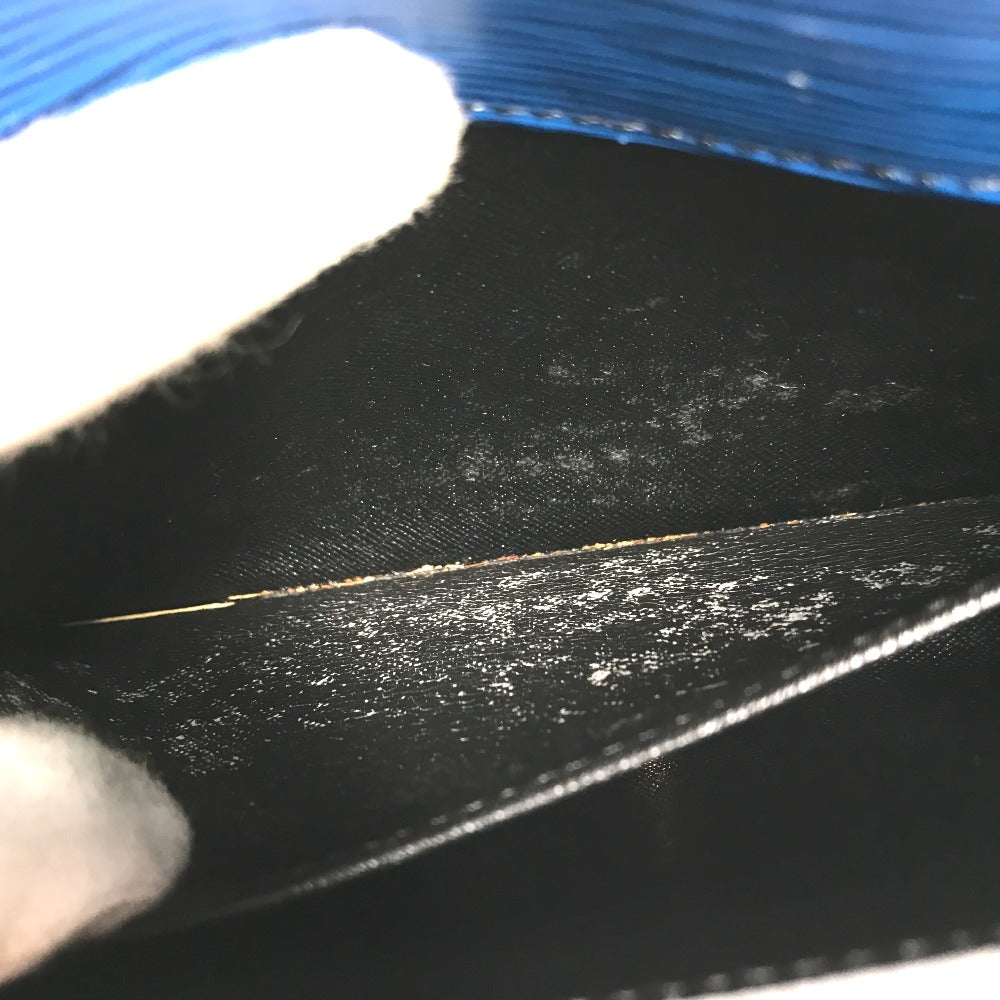 LOUIS VUITTON Clutch bag M52635 Epi Leather blue Epi Art deco Women Used Authentic