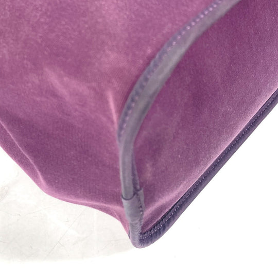 HERMES Tote Bag Leather / canvas purple Kabak Elan PM Women Used Authentic