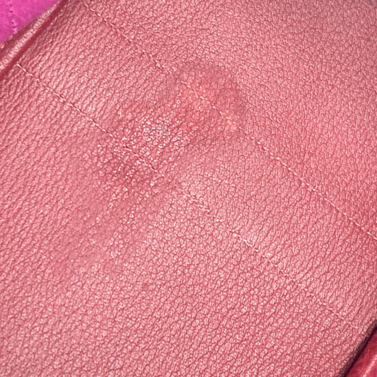 HERMES Shoulder Bag Toile Officier, Negonda Red Garden party PM Women Used Authentic