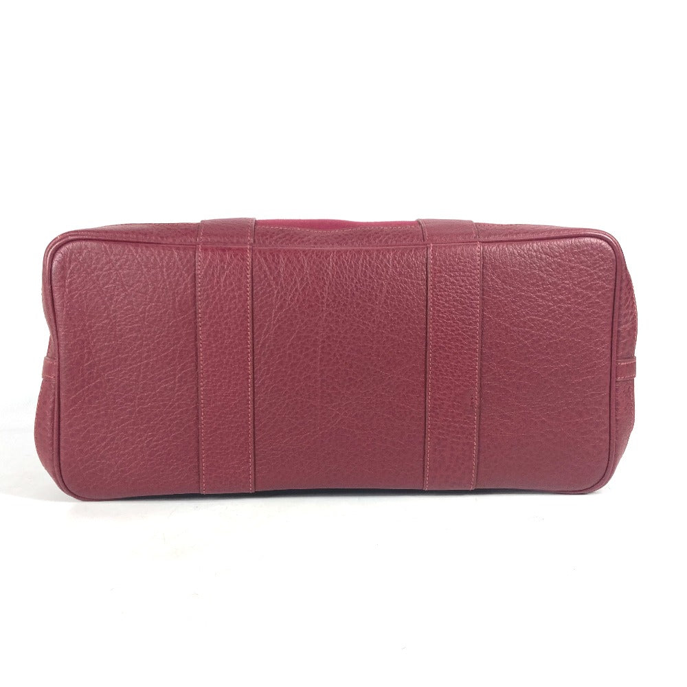 HERMES Shoulder Bag Toile Officier, Negonda Red Garden party PM Women Used Authentic