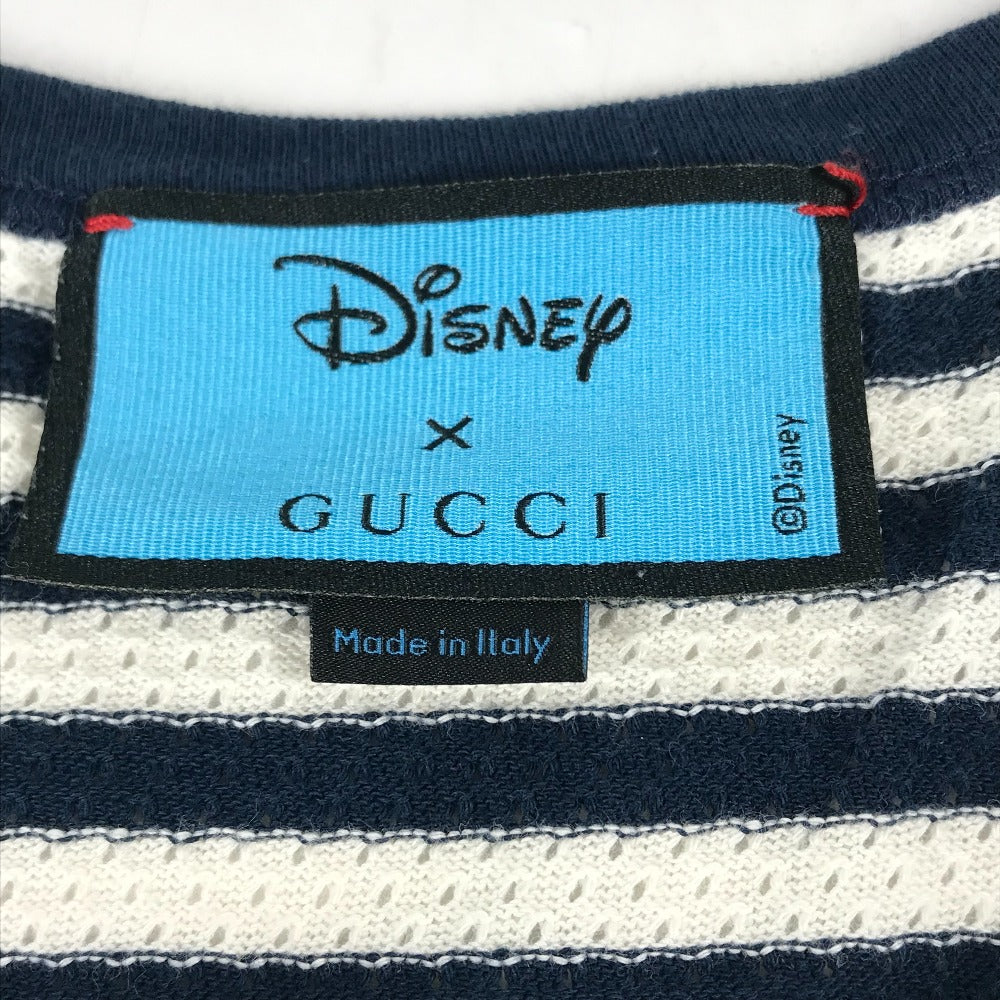 GUCCI Short sleeve T-shirt 645312 Cotton, Polyester white Disney collaboration DISNEY Donald Duck Border S