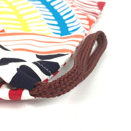 HERMES Pouch silk multicolor purse Bulk Pouch Women Used Authentic