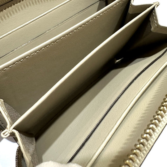 BALLY Coin case TORRIN.TSP leather beige logo Wallet Coin Pocket mens Used Authentic