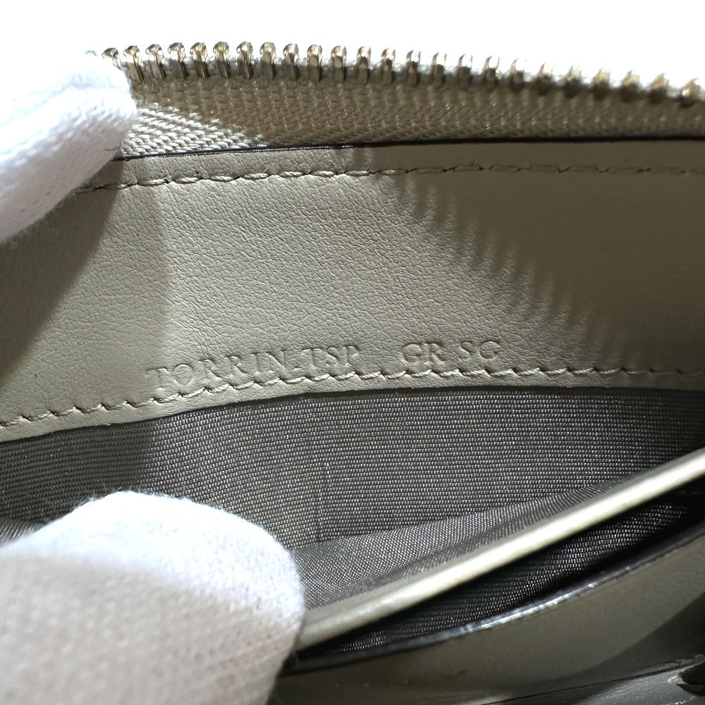 BALLY Coin case TORRIN.TSP leather beige logo Wallet Coin Pocket mens Used Authentic