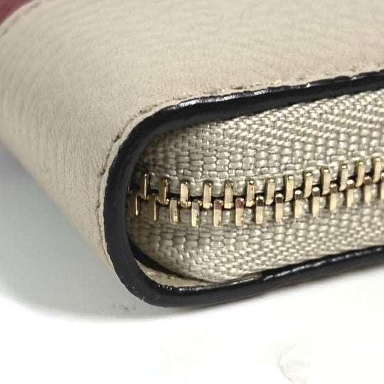 BALLY Coin case TORRIN.TSP leather beige logo Wallet Coin Pocket mens Used Authentic