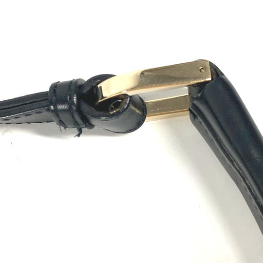 GUCCI Shoulder Bag 001 4286 Leather / canvas black Bucket Bucket GG Women Used Authentic