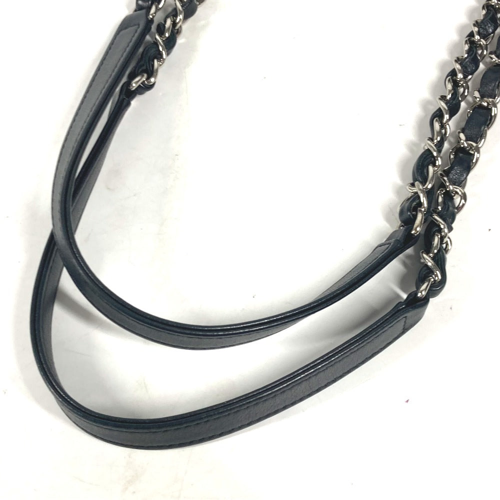CHANEL Shoulder Bag A91046 lambskin black CC COCO Mark Matelasse Quilting unisex(Unisex) Used Authentic
