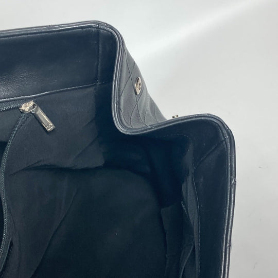 CHANEL Shoulder Bag A91046 lambskin black CC COCO Mark Matelasse Quilting unisex(Unisex) Used Authentic